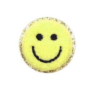 Patch bouclettes smiley 5cm