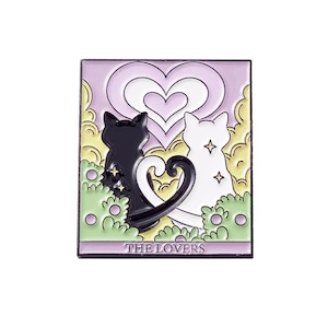 Pin's chats carte de tarot