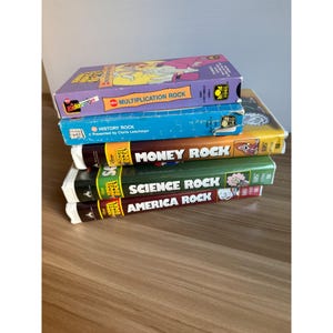 Schoolhouse Rock 5 VHS Video Ameryka Nauka Pieniądze Mnożenie Historia