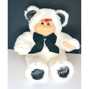 Vintage 1998 Kuddle Love Kids 15" Snow Bear Plush
