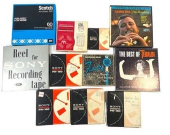 Vintage Reel-to-Reel Tape Mixed Lot 11 Opera Jazz Renata Tebaldi Pete Fountain