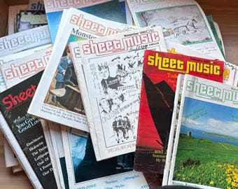 Sheet Music Magazine - RANDOM LOT of TEN - Organ Songbooks No Dupes Free Ship