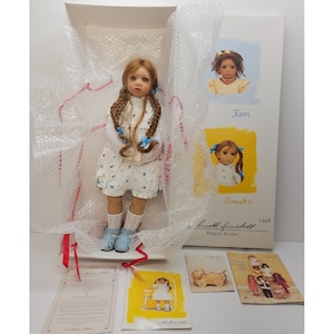 Annette Himstedt Lonneke 24 Inch Puppen Kinder 1998 NOS with Box Shipper COA