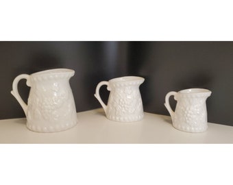 Vintage Napcoware Ceramic Measuring Cup Set of 3