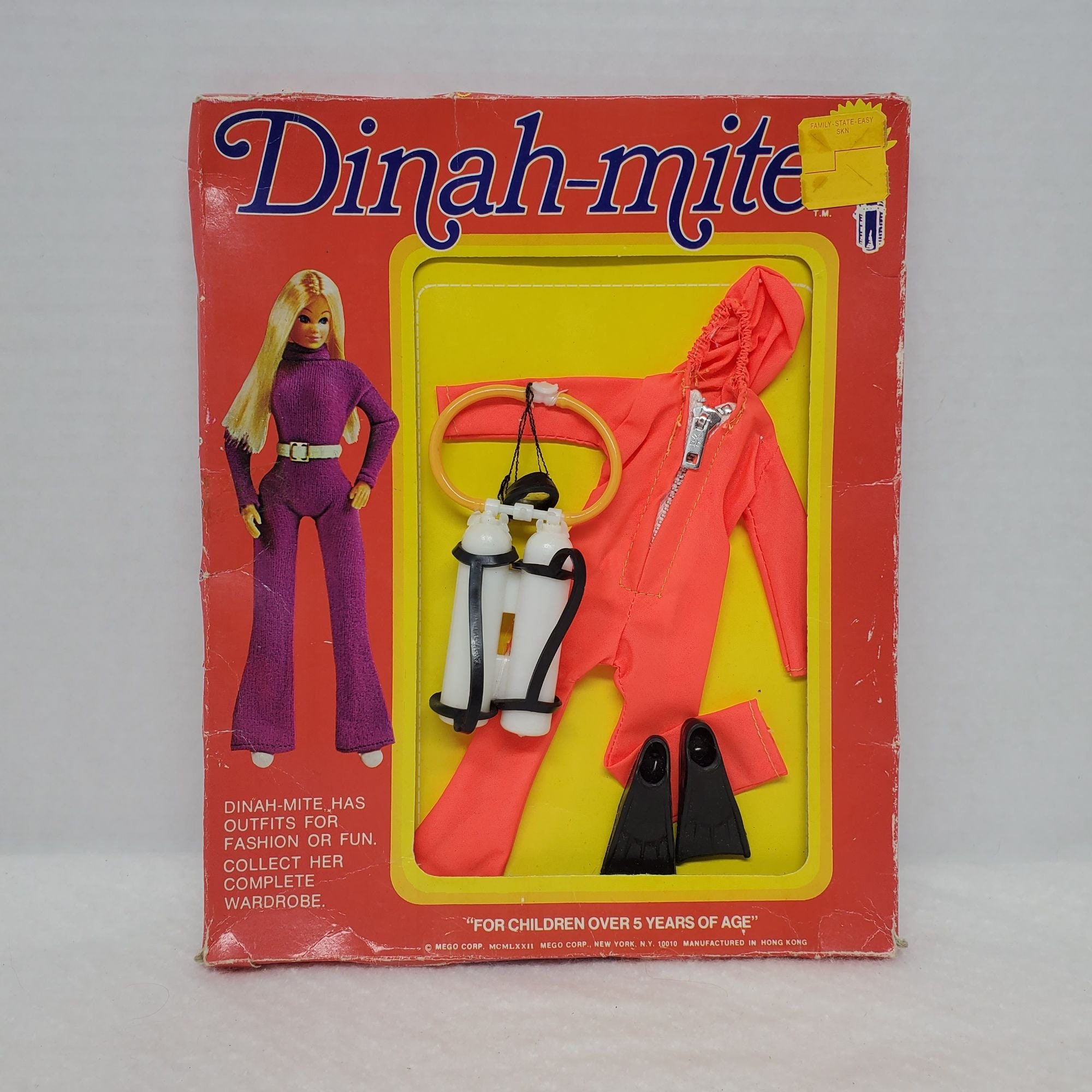 MEGO 1972 Dinah Mite 8 Inch Doll Action Figure Vintage Blonde