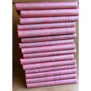 15 Volume Book Set 1925 Stoddard&#39;s Lectures HC Illustrated Travel Color Pics Red