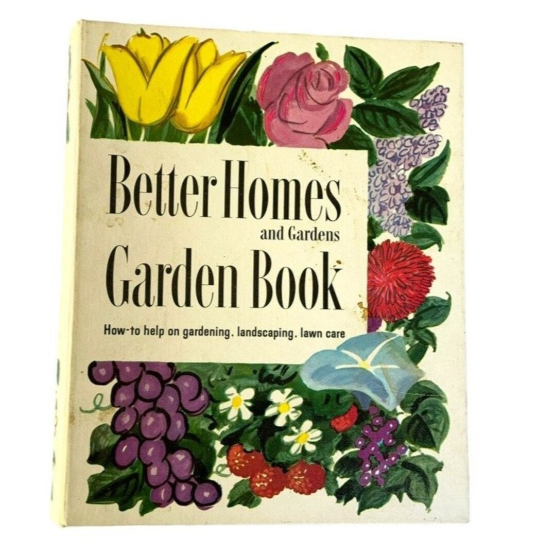 Vintage Better Homes & Gardens Garden Book Hardcover 2nd Edition ...