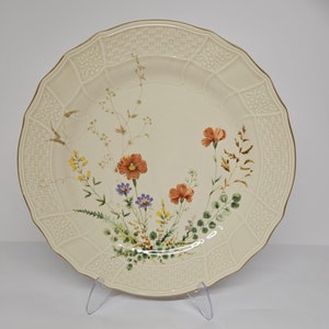 Vtg Mikasa Margaux Assiette de service ronde en porcelaine fine de 30 cm (12 po.) Années 80