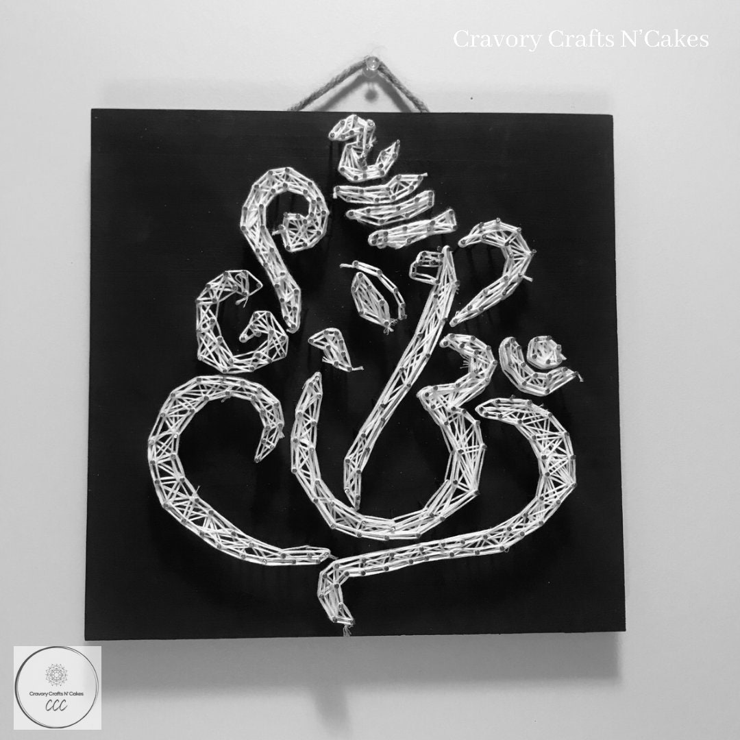 Abstract Ganesha String Art - Etsy India
