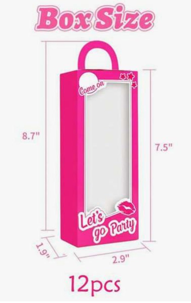 12pcs Pink Doll Party Favor Boxes Etsy