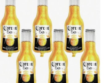 Corona Beer Bottles Balloons-6pcs