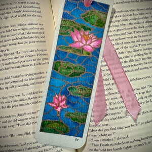 Handpainted Watercolor Bookmark - Bonfire #2