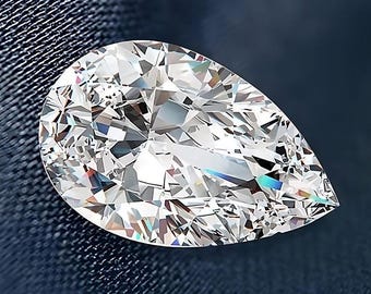1.00 To 5.00 CARAT Pear Cut Lab Grown Loose Diamond IGI Certified Lab Grown Diamond For Engagement Ring All Color Clarity Available