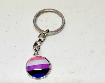 Llavero Genderfluid LGBTQ+ Bandera Orgullo Gay