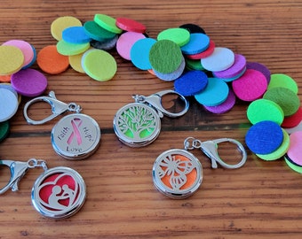 Difusor de aceites esenciales Llavero Árbol Mariposa Corazón Cinta-Mariposa