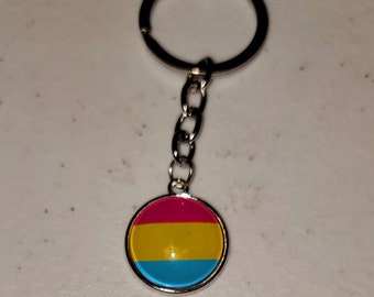 Pansexual Keychain LGBTQ+ Flag Gay Pride
