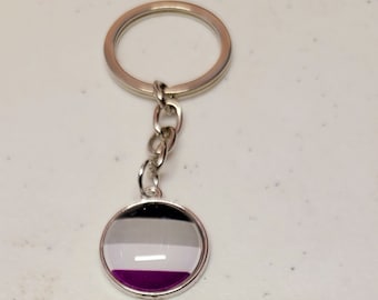 Asexual Keychain LGBTQ+ Flag Gay Pride