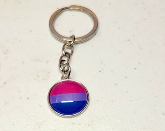 Llavero Bisexual LGBTQ+ Bandera Orgullo Gay
