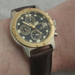 Vintage quartz watch chronograph NOS Stephen Sharpe