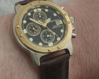 Vintage quartz watch chronograph NOS Stephen Sharpe