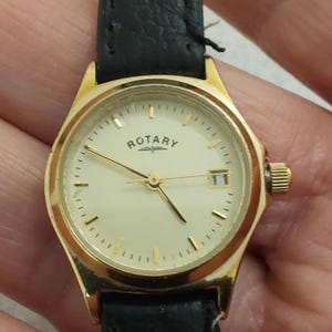 ROTARY ゴールドトーン クォーツウォッチ