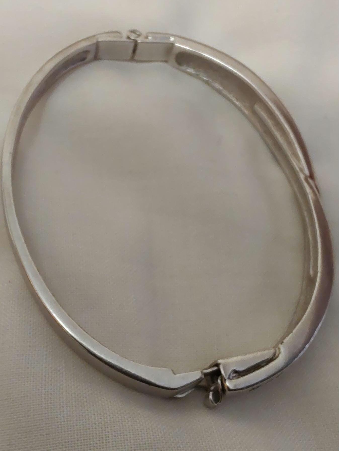 SWAROVSKI Edith BANGLE - Etsy