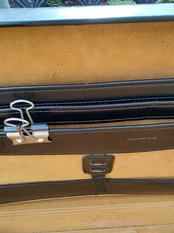 Vintage British English Briefcase presto locks Gem