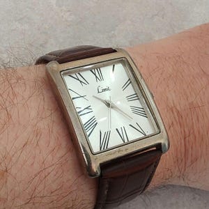 LIMIT TANK large huge  dial rectangular rectangle watch quartz movement