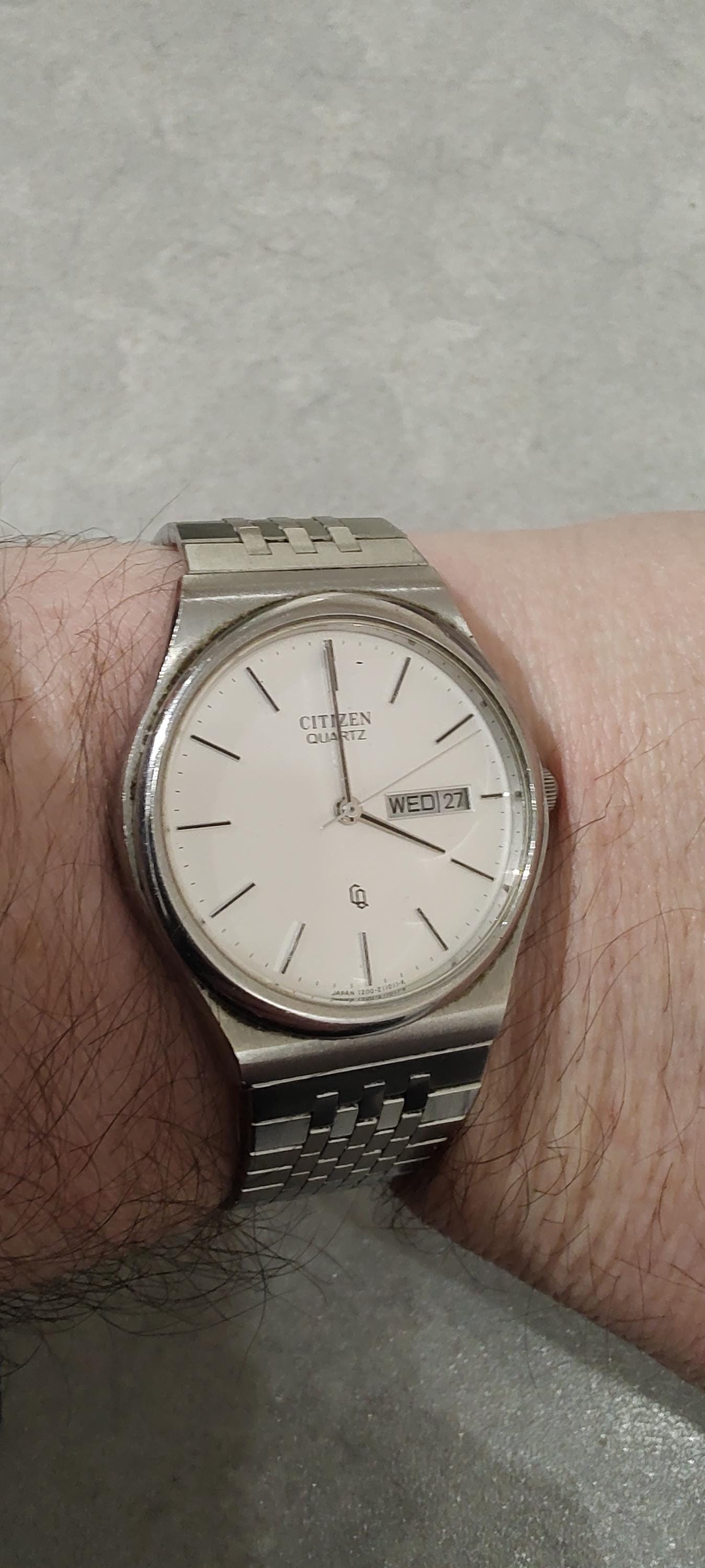 CITIZEN qq vintage 1970er Jahre DRESS WATCH Japanische Uhr Quartz Uhr Herrenuhr Unisex Uhr minimalistische Uhr Japanisches Uhrwerk