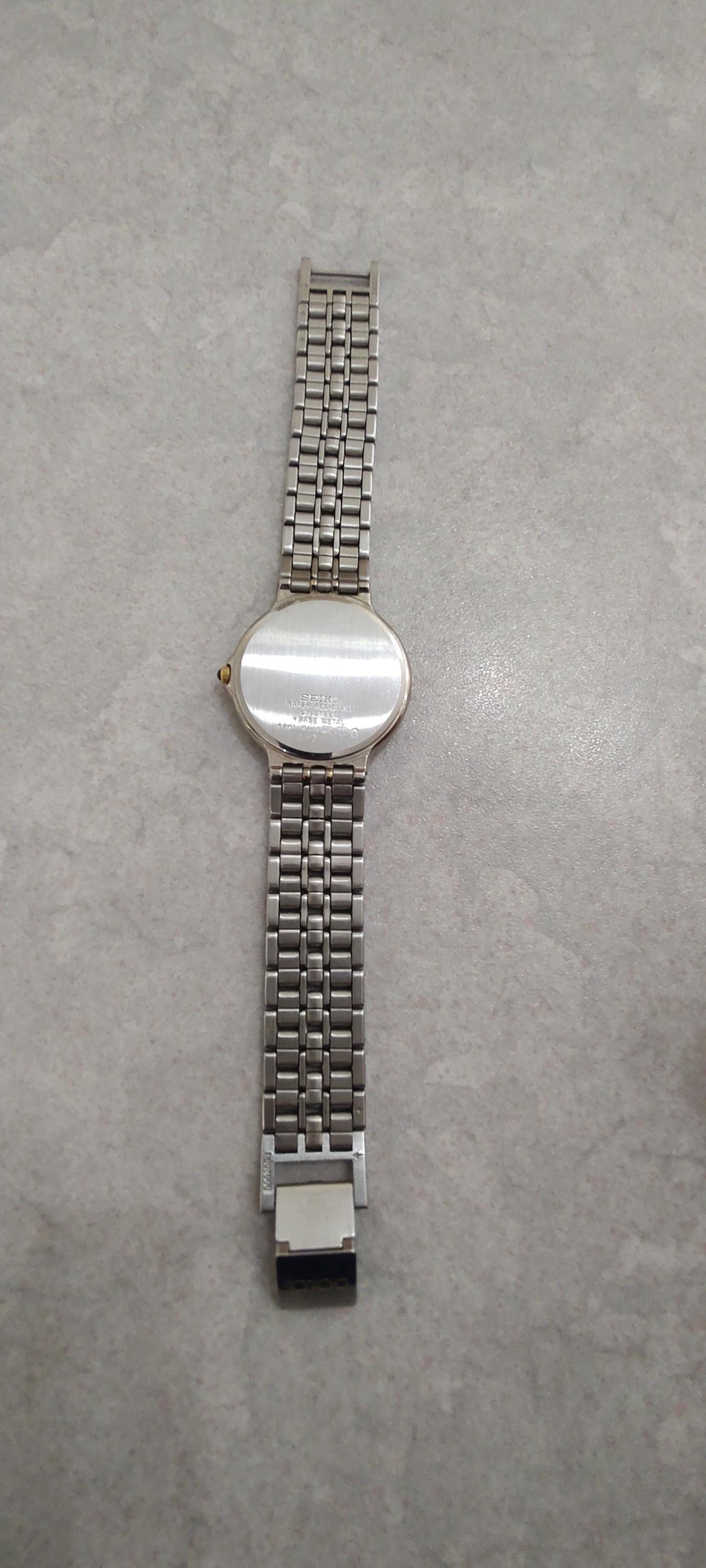商品が購入 静020 セイコー ドルチェ 14KT セラミック クォーツ 7741
