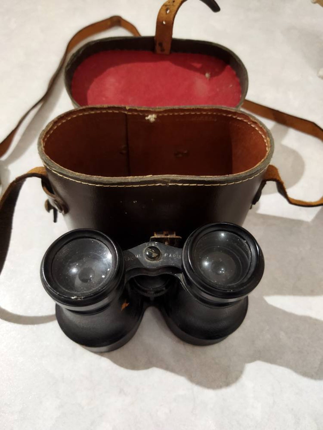 French Binoculars Fab Raisme With Leather Case - Etsy