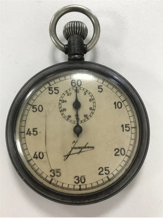 Junghans Single Push Button Mechanical Mechanical Stopwatch Etsy