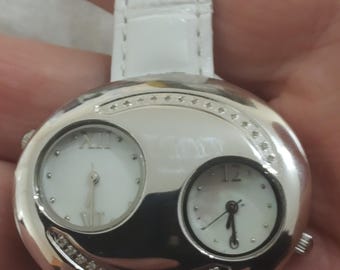 Rare vintage Double Face Double Time watch