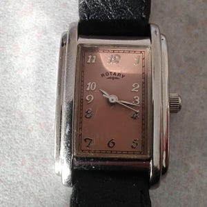 ROTARY TANK watch salmon dial