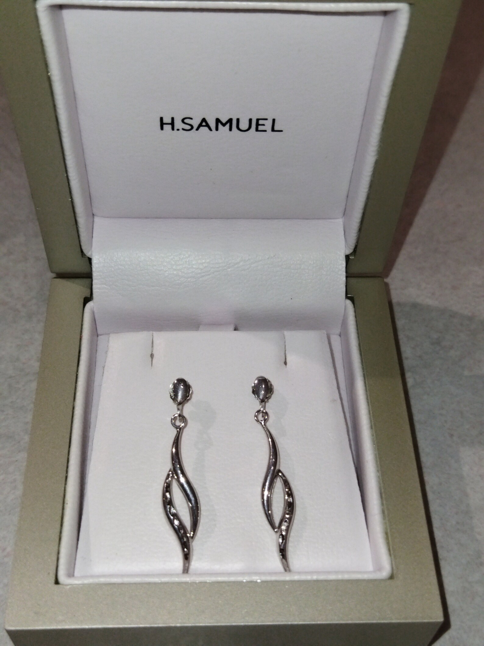 Vintage H Samuel Silver Earrings Etsy
