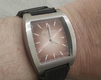 Vintage BEN SHERMAN Uhr mit dickem Zifferblatt