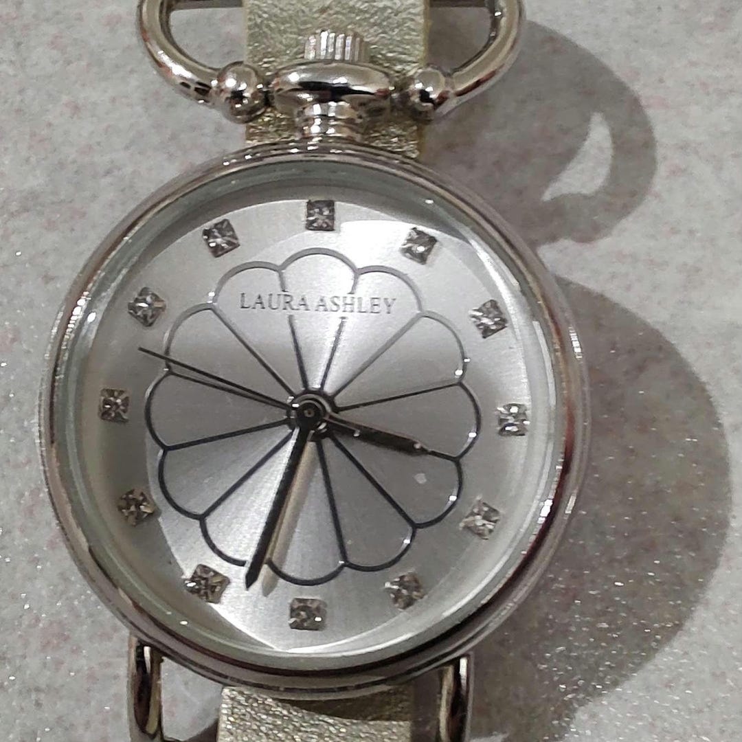 laura ashley silver watch