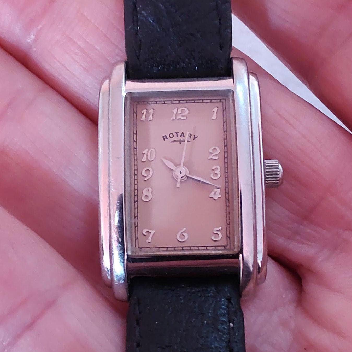 ROTARY TANK Watch Salmon Dial - Etsy