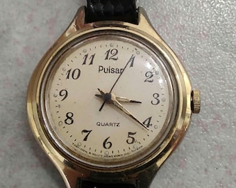 VINTAGE ladies PULSAR quartz cocktail watch minimalist watch