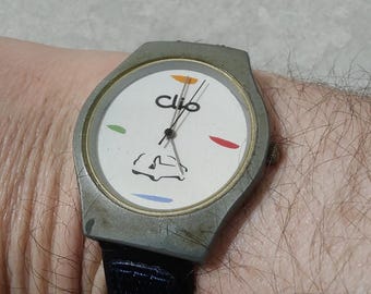 Reloj publicitario vintage Renault Clio