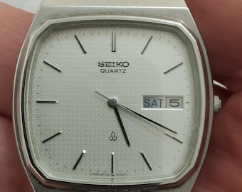 希少なセイコー シルバーウェーブ メンズ ヴィンテージウォッチ