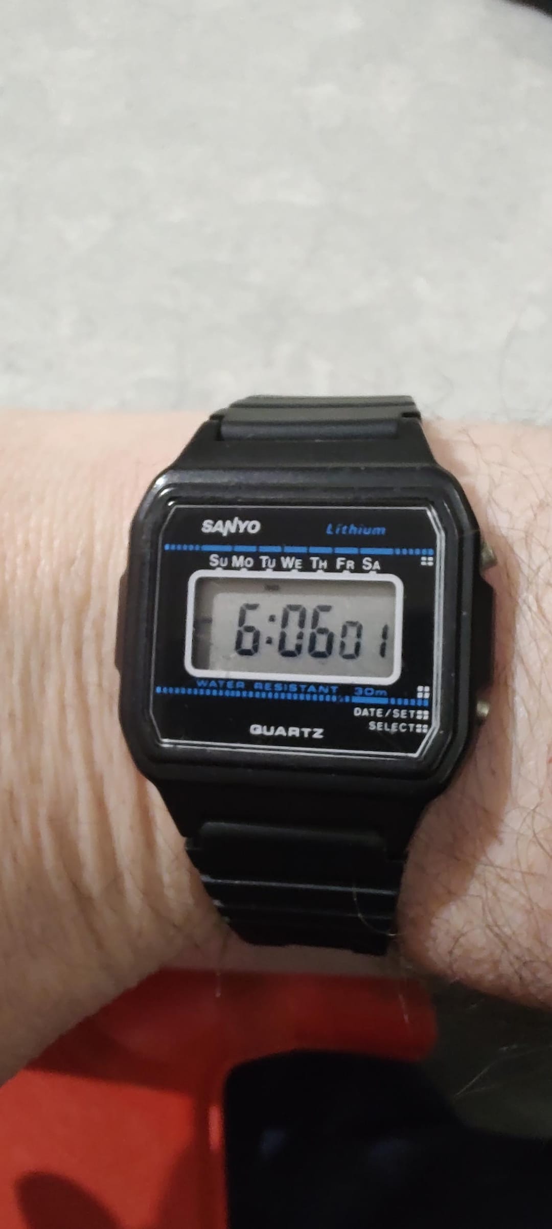 VINTAGE 1980/1990 SANYO Japanese Japan Digital Quartz Watch