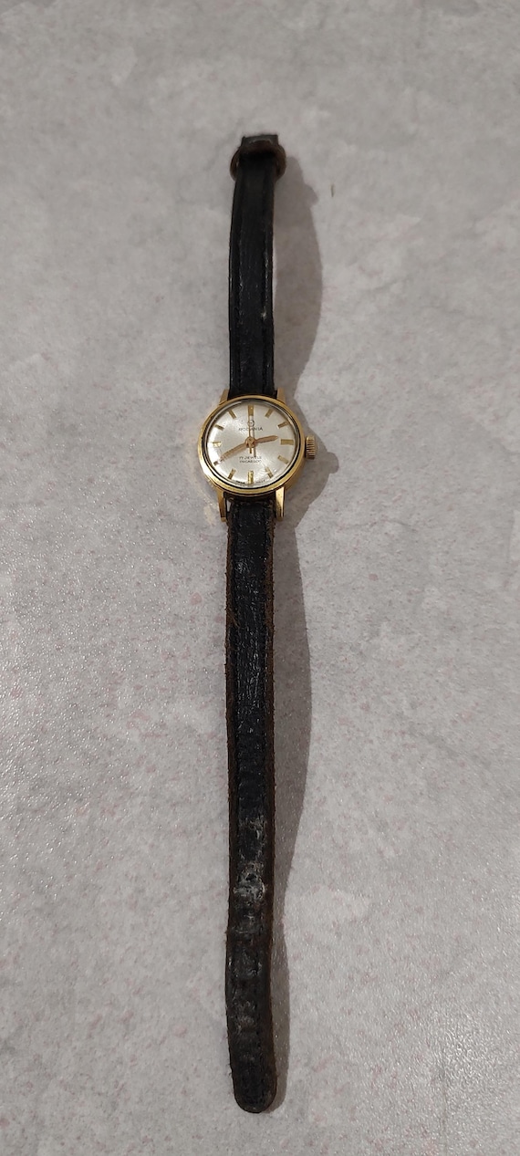 VINTAGE RODANIA Swiss Made17 Jewel Automatic Gold Plated Gold Tone
