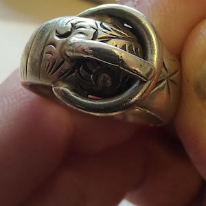 希少 一点物 Persian Silver Buckle Ring This item is unavailable - Etsy