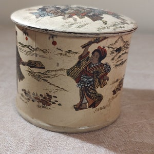 Rare 19th century Japanese lacquer tea caddy