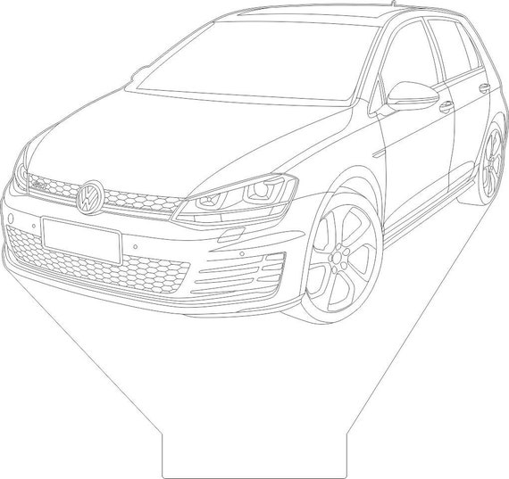 3d Led Lampe Fichier De Dessin Voiture Volkswagen Golf Gti Mk7 Etsy Canada 3d Led Lampe Fichier De Dessin Voiture Volkswagen Golf Gti Mk7 Etsy Canada
