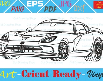 dodge viper svg car vector svg cricut ready file etsy sweden
