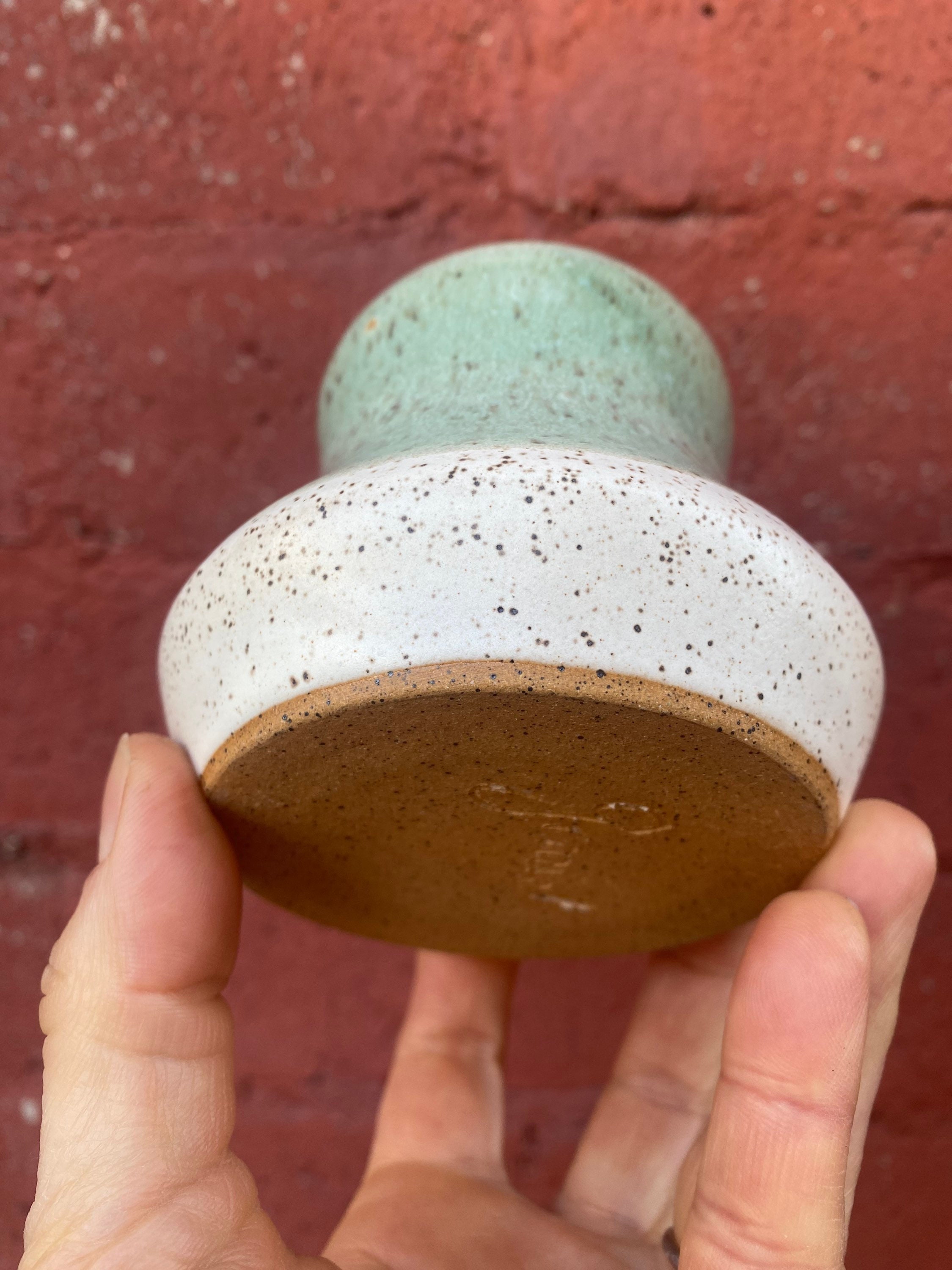 Jade Green Bud Vase Handmade Little Pottery Vase Plant Etsy