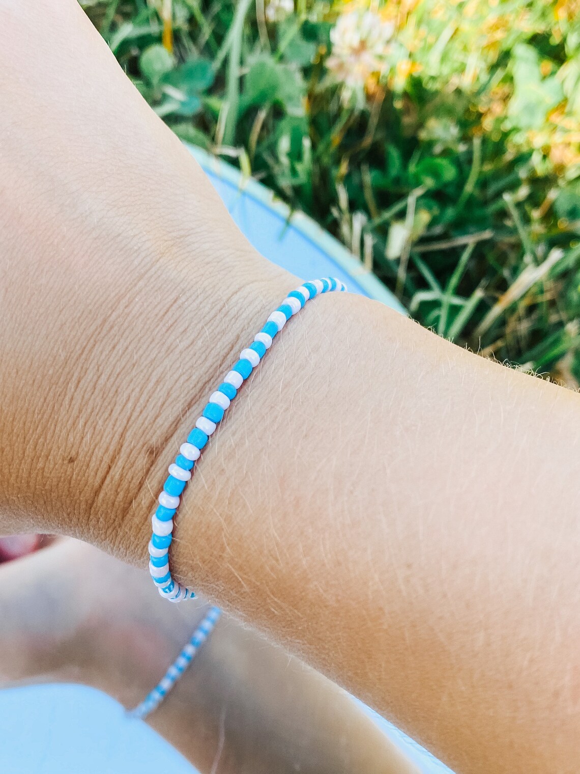 Cotton Candy Beaded Bracelet Etsy