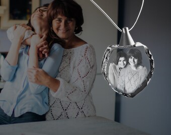 3D Crystal Heart Necklace for Mother - Unique Gift Idea for Mother's Day or Birthday Gift for Mom - best gift for mother, Birthday Gift idea